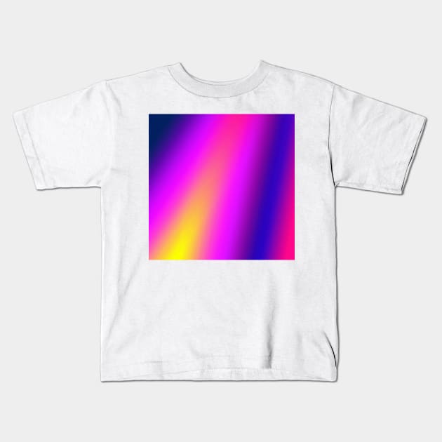 pink blue yellow abstract texture background pattern Kids T-Shirt by Artistic_st